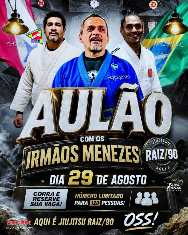 AULÃO DE JIU-JITSU COM OS IRMÃOS MENEZES